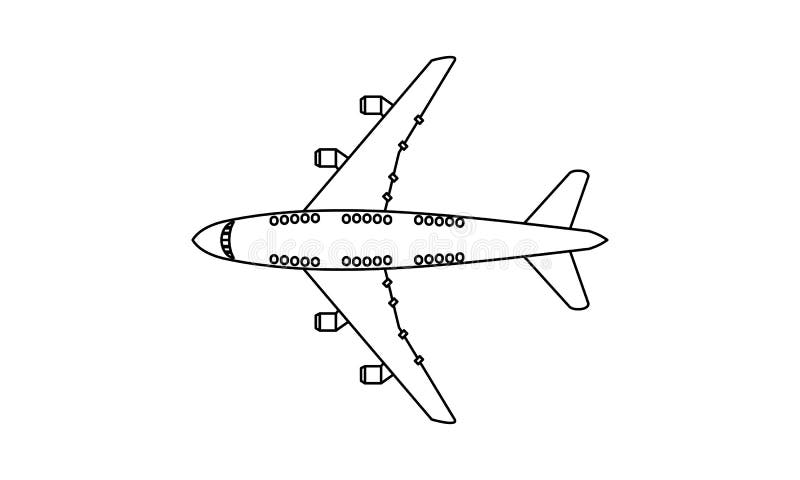 Download Plane Coloring Book Transportation To Educate Kids Learn Colors Pages Stock Vector Illustration Of Clip Fileneps 168257404