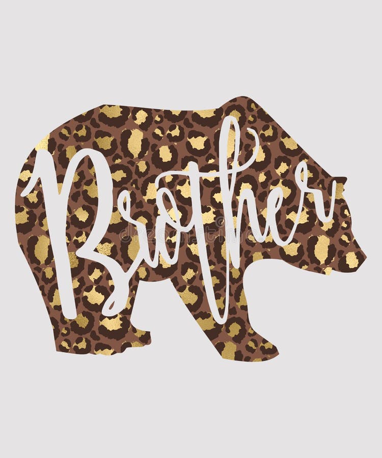 Ours De Frere Citation Inspiree Avec La Silhouette D Ours Illustration De Vecteur Illustration Du Famille Habillement Ours De Frere Citation Inspiree Avec La Silhouette D Ours Illustration De Vecteur Illustration Du Famille Habillement