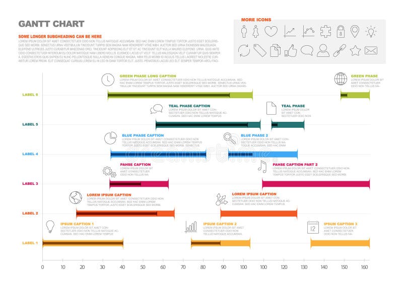 Graphique De Chronologie De Production De Projet De Gantt Graphique De Chronologie De Production De Projet De Gantt
