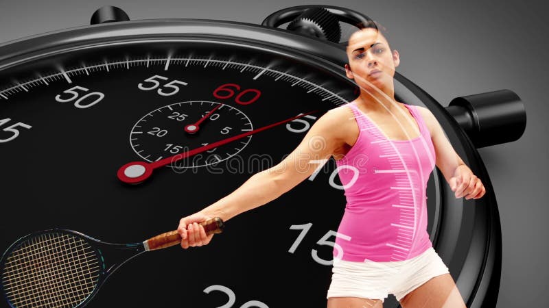 Graphique de chronomètre au-dessus de joueur de basket dans le mouvement lent banque de vidéos Graphique de chronomètre au-dessus de joueur de basket dans le mouvement lent banque de vidéos