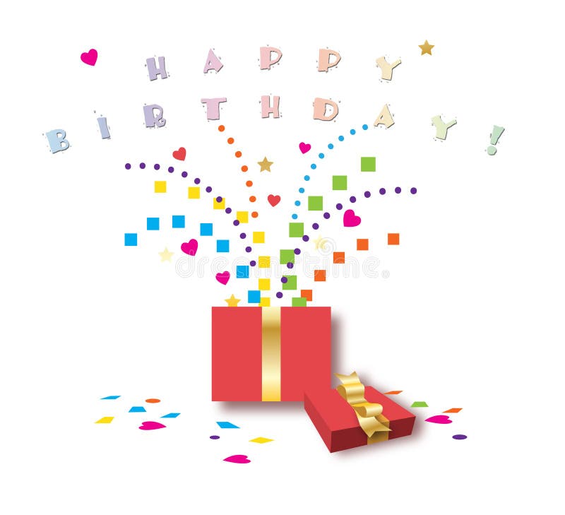 Graphique De Joyeux Anniversaire Avec Des Confettis D Amusement Et Boite Cadeau Sur Le Fond Blanc Illustration Stock Illustration Du Anniversaire Graphique Graphique De Joyeux Anniversaire Avec Des Confettis D Amusement Et Boite Cadeau Sur Le Fond Blanc Illustration Stock Illustration Du Anniversaire Graphique