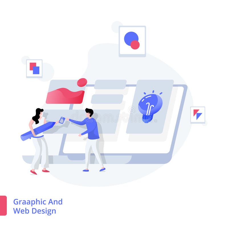 Graphique et conception web d'illustration illustration libre de droits Graphique et conception web d'illustration illustration libre de droits