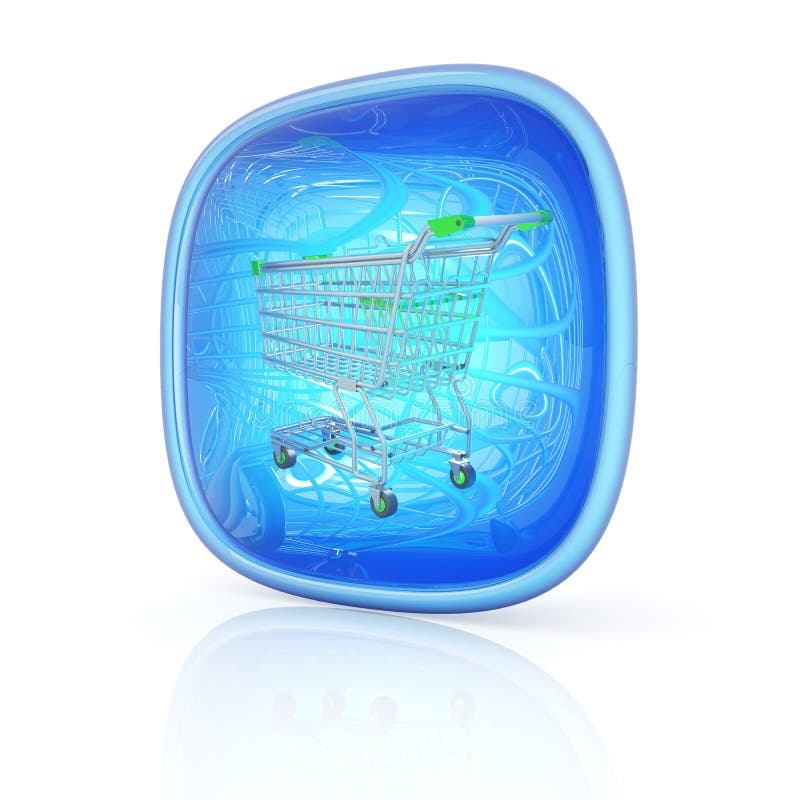 Graphisme 3d d'achats illustration libre de droits Graphisme 3d d'achats illustration libre de droits