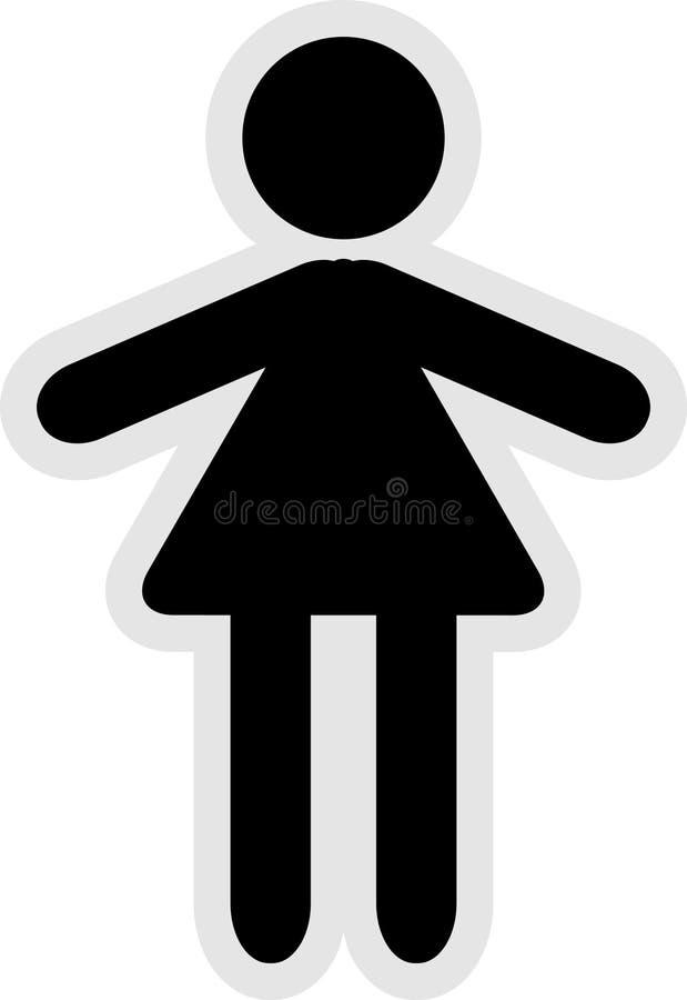 Graphisme de dames illustration de vecteur Graphisme de dames illustration de vecteur