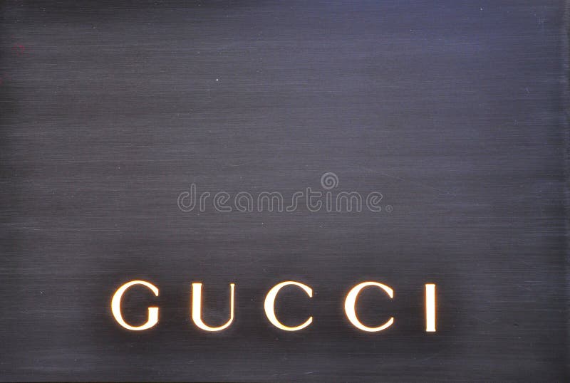 Graphisme de mode. Gucci entreposé en Italie images stock Graphisme de mode. Gucci entreposé en Italie images stock