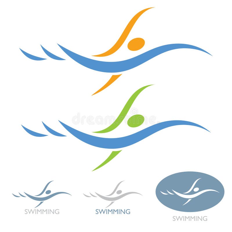 Graphisme De Natation Illustration De Vecteur Illustration Du Musculaire