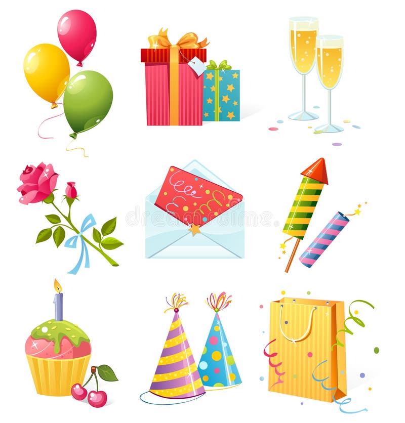 graphismes d'anniversaire illustration de vecteur graphismes d'anniversaire illustration de vecteur