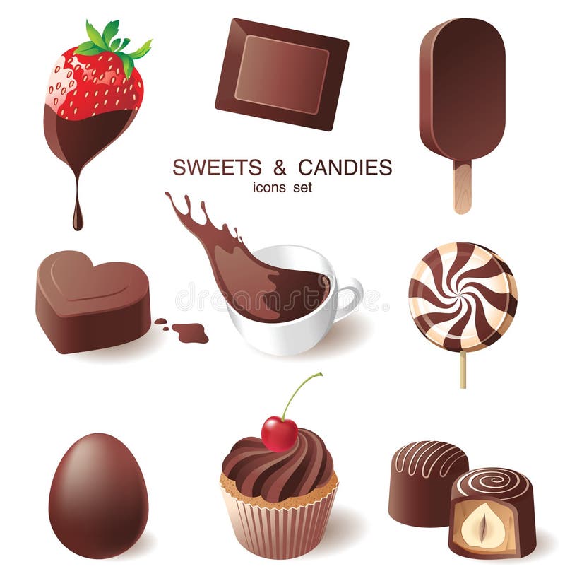 Chocolats de Noël illustration stock. Illustration du salutations - 21919371