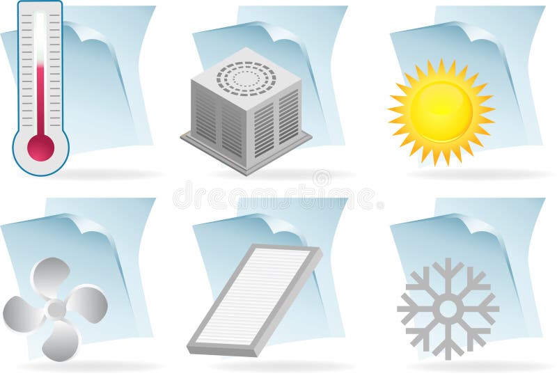 graphismes de document de climatiseur illustration stock graphismes de document de climatiseur illustration stock