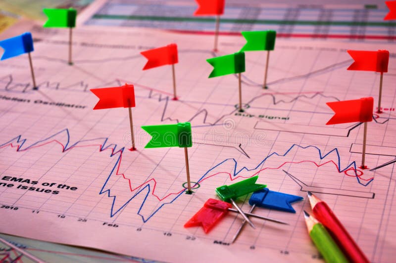 Graphs & Charts stock photography