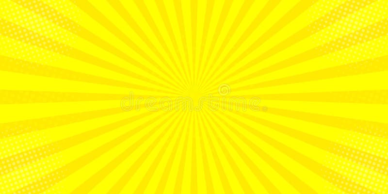 Grappige gele van de van achtergrond zonstralen de kitschtekening pop-art retro illustratie vector illustratie Grappige gele van de van achtergrond zonstralen de kitschtekening pop-art retro illustratie vector illustratie