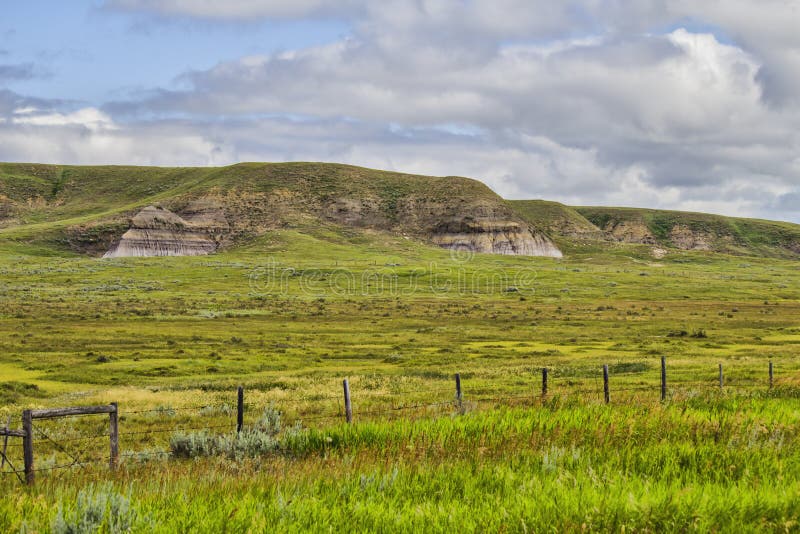 Grass covered hills stock photo. Image of saskatchewan 32920542