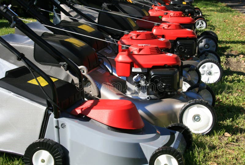 Grass cutters for sale stock image. Image of tractor, grass 7128305