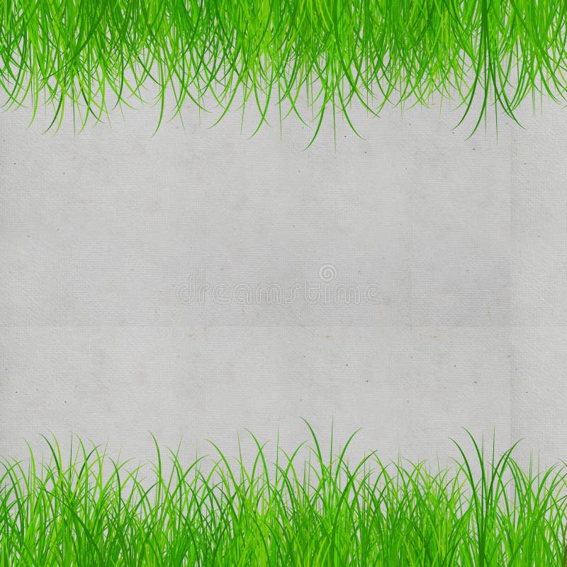 Grass And Sky On Hand Made Paper ,paper Craft Stock Photo, Picture and  Royalty Free Image. Image 12536780.