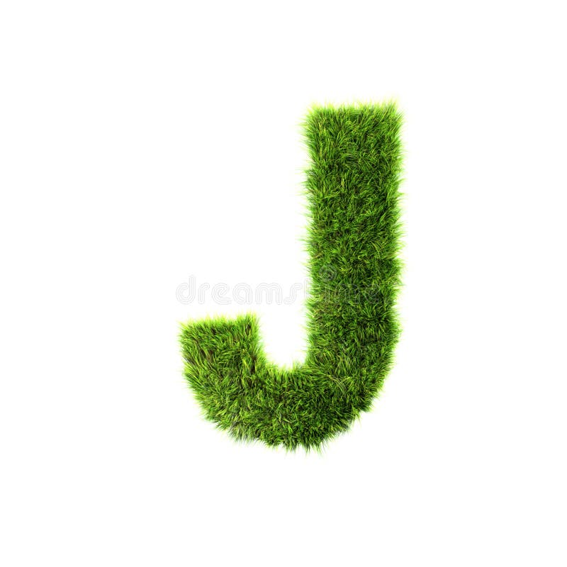 Grass letter stock illustration. Illustration of letter - 4253010
