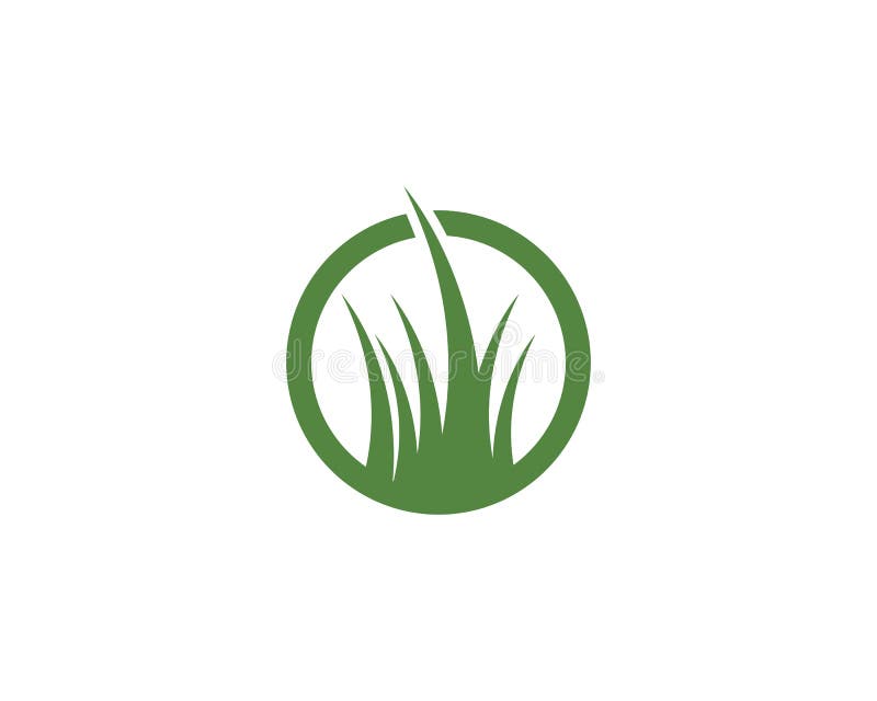 Grass logo vector stock vector. Illustration of graphic - 129804713