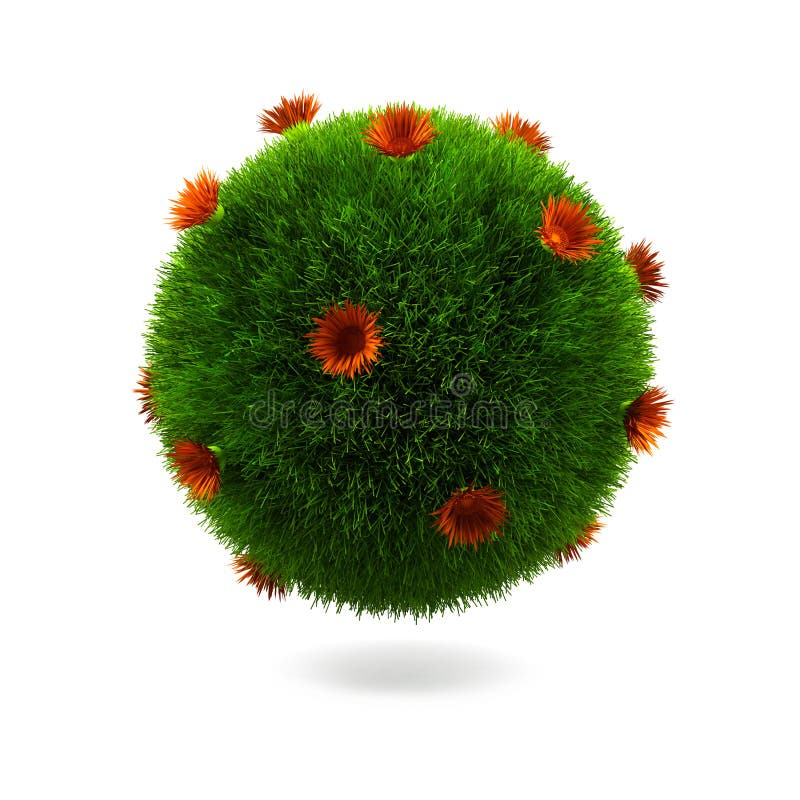 Grass sphere.