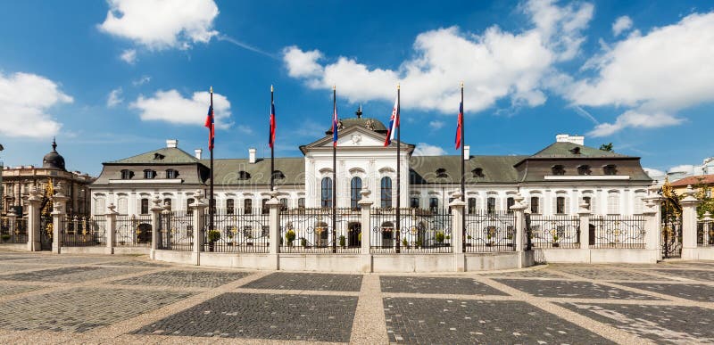 Grassalkovich Palace in Bratislava, Slovakia