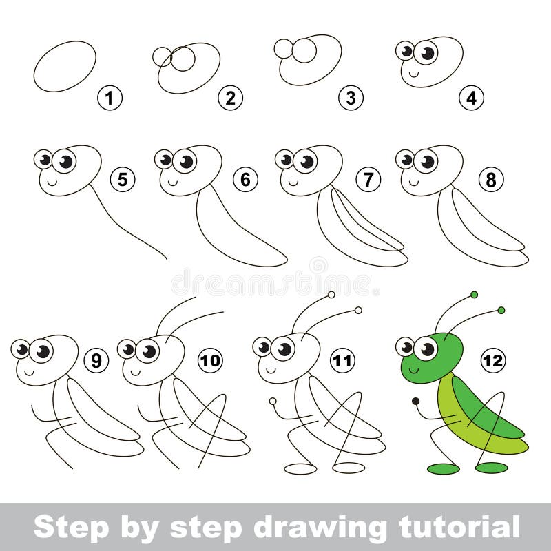 How To Draw A Grasshopper Step By Step 🦗 Grasshopper Drawing Easy | How To  Draw A Grasshopper Step By Step 🦗 Grasshopper Drawing Easy  #Grasshopperdrawing #howtodrawaGrasshopper #drawingforkids  #stepbystepdrawing... | By Super