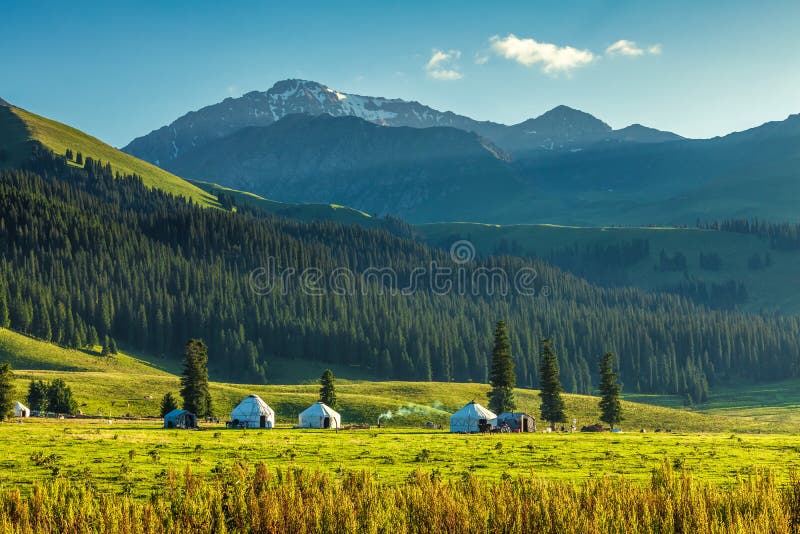 Grassland in nalati,Xinjiang