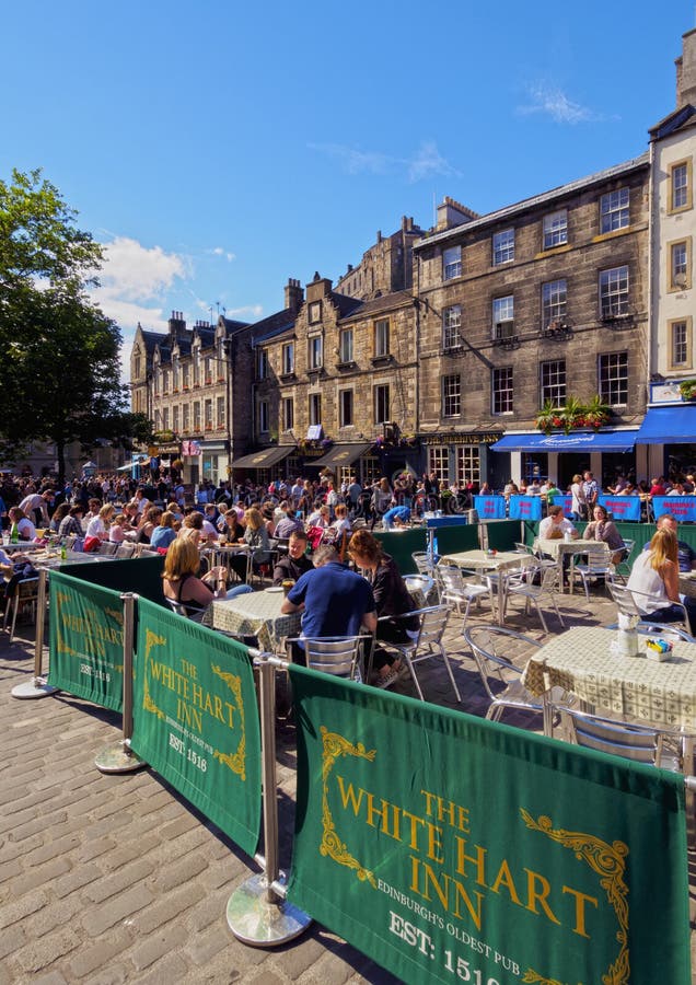 Exterior Of The Wee Pub In Grassmarket, Edinburgh, Scotland, UK During