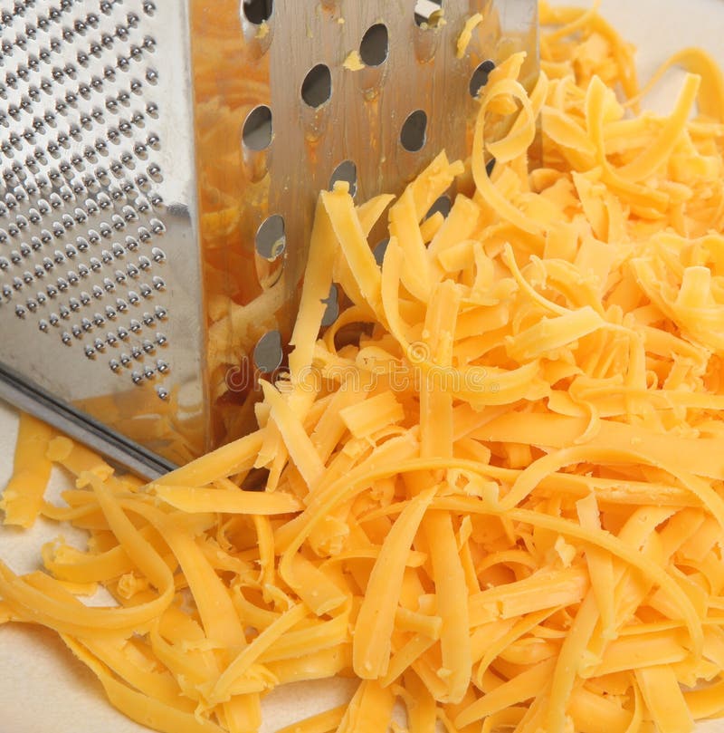 Grated or Shredded Parmesan Cheese Stock Image - Image of steel, fresh ...