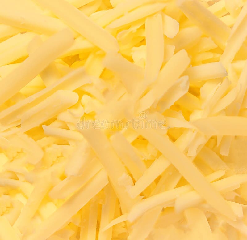 Grated Cheese As a Textured Background. Gouda Cheese Wallpaper Stock