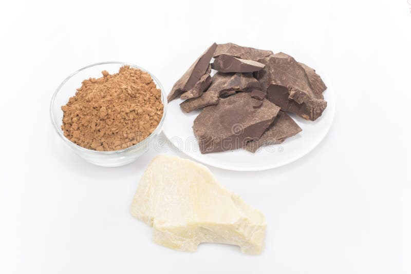 Grated Cocoa and Cocoa Butter Stock Image Image of manufacturing