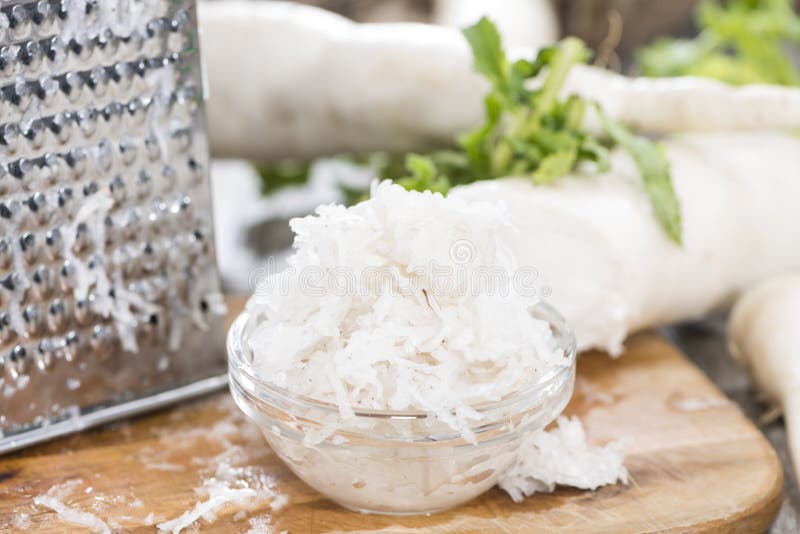 Grated Horseradish stock photo. Image of vegetable, snack 44073526