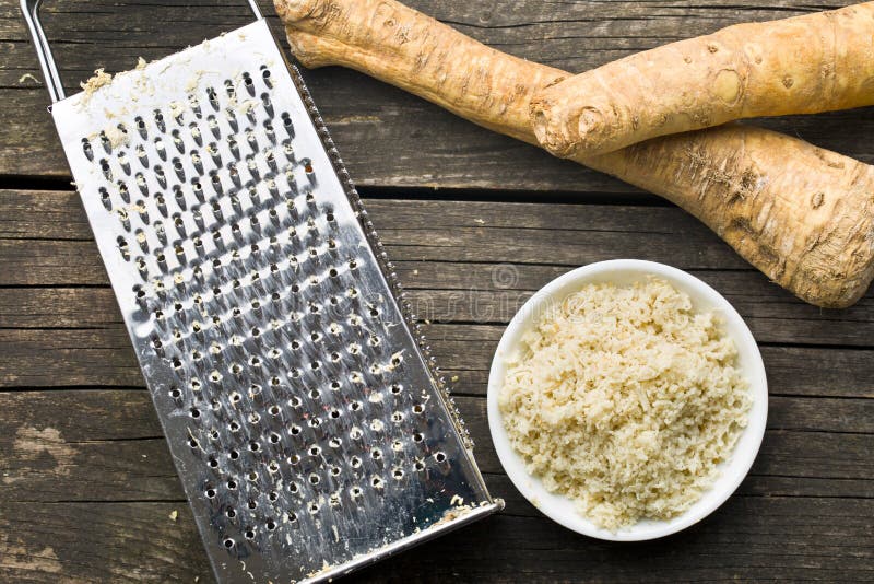 Grated horseradish root stock image. Image of ingredient 54756771