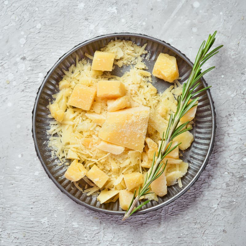 Grated Parmesan Cheese in a Bowl. Cheese Stock Image Image of macro