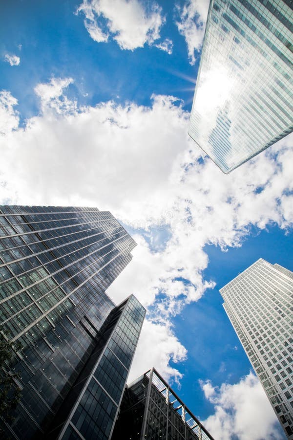 Grattacieli, Canada Square immagine stock