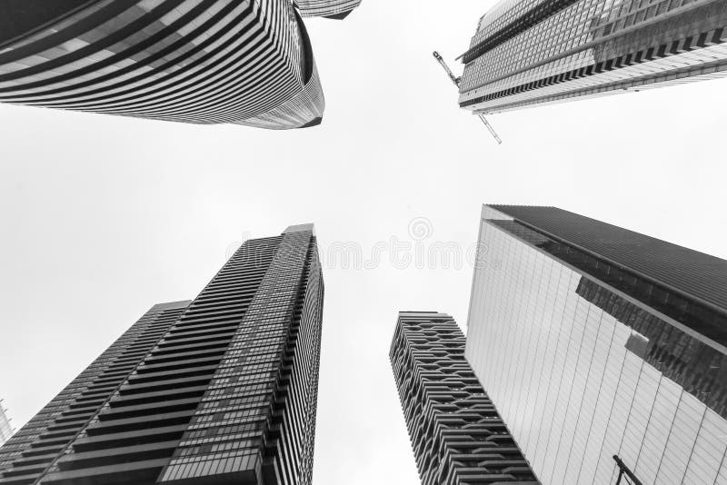 Gratte-ciel dans la ville, Toronto photographie stock libre de droits Gratte-ciel dans la ville, Toronto photographie stock libre de droits