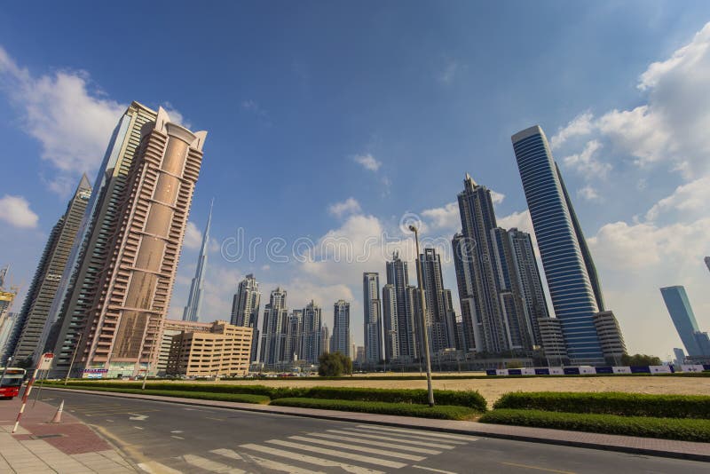 Gratte-ciel de Dubaï photo stock