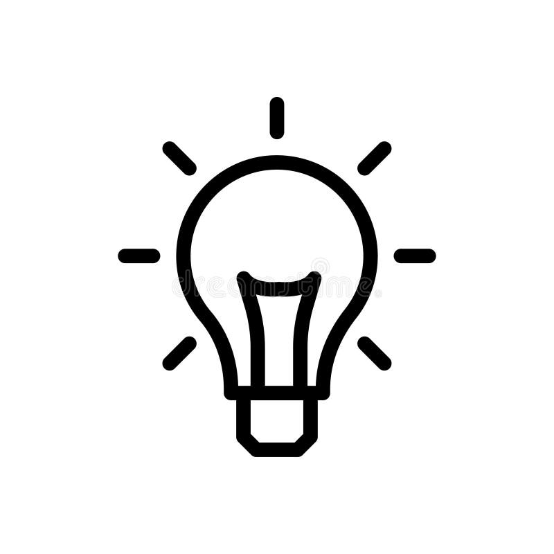 Gratwanderung Symbol des Ideenvektors vektor abbildung