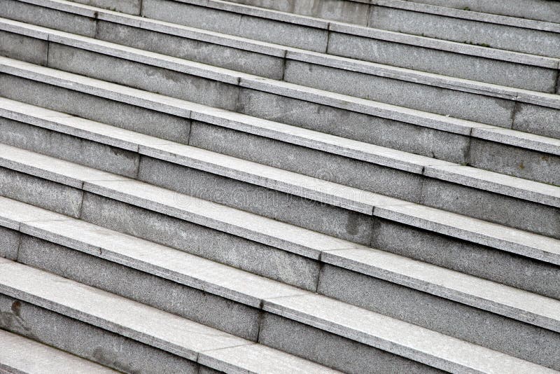 Graue Steinschritte lizenzfreie stockfotos