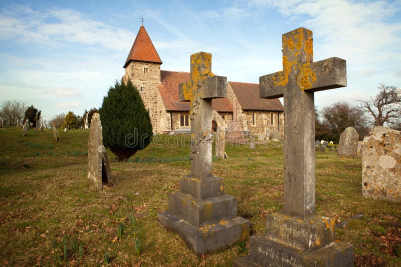 Grave graveyard Church England medieval royalty free stock photo Grave graveyard Church England medieval royalty free stock photo