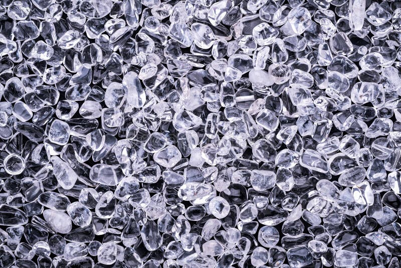 Clear transparent quartz stacks royalty free stock images