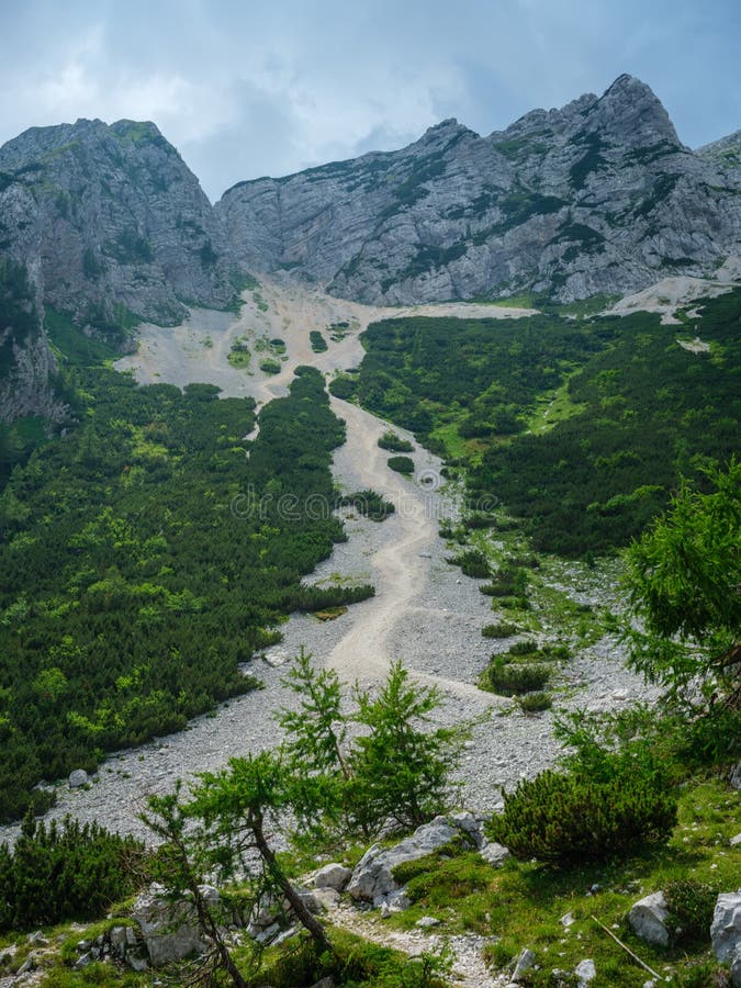Štrkové turistické chodníky v Tatrách na Slovensku