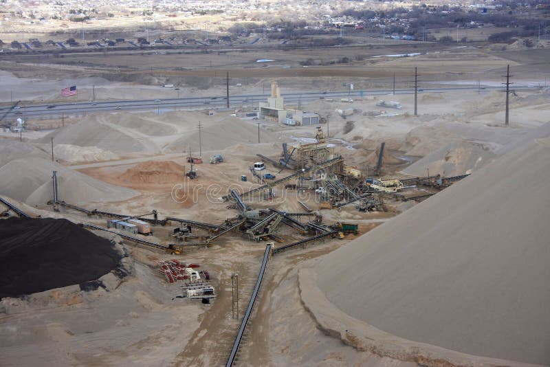 Gravel quarry stock image. Image of stone, utah, sand 28574241
