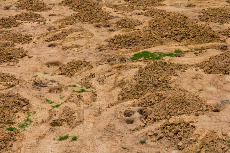 Gravel and sand stock photography