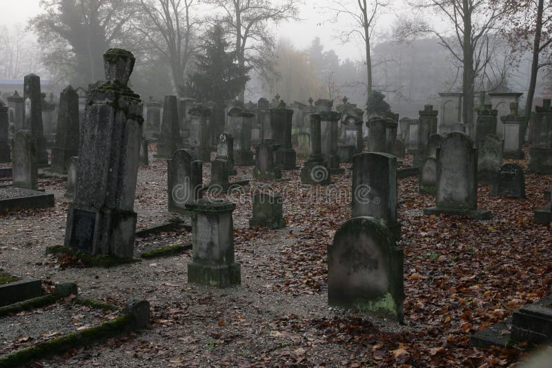 A graveyard