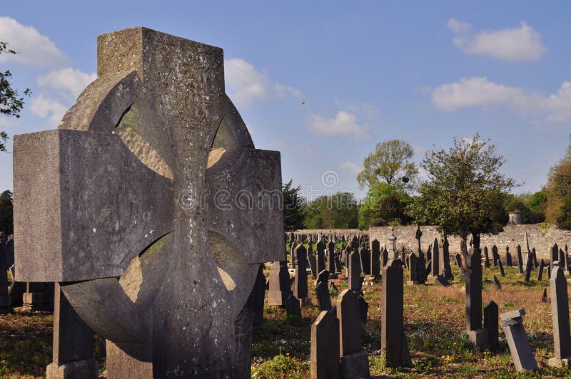 Graveyard celtic cross