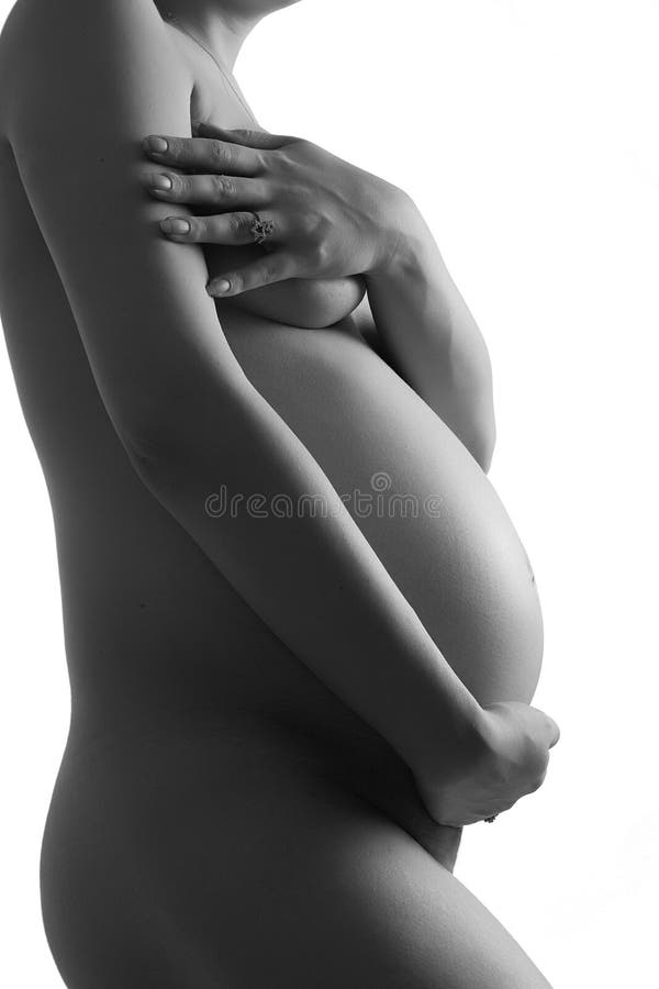 Young female in thrid trimester of pregnancy. Young female in thrid trimester of pregnancy.