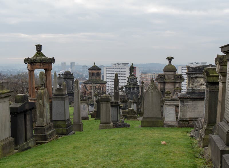 Gravstenar på nekropolen, Glasgow