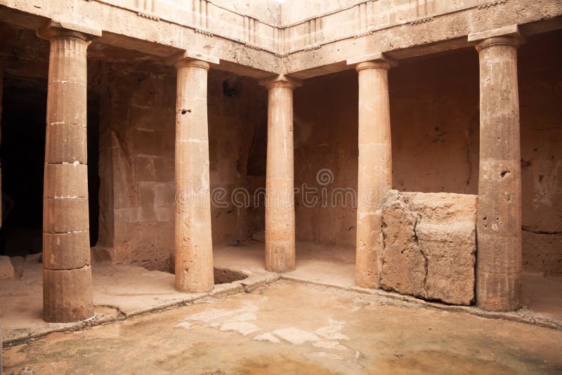 Gravvalv av konungarna - mäktig forntida nekropol Paphos Distr