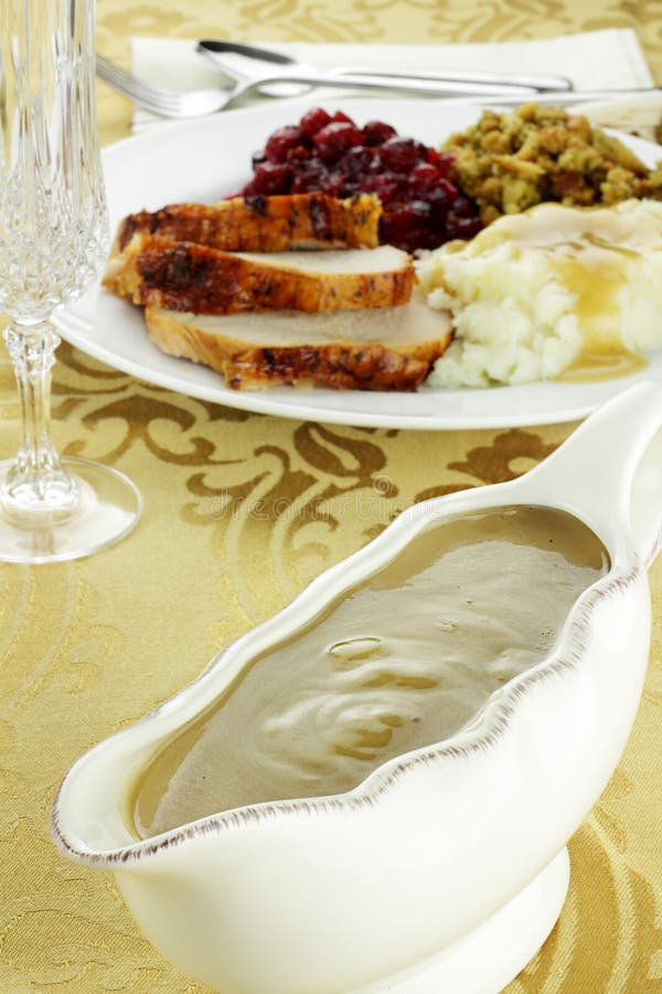 Gravy Boat and Dinner stock image. Image of photograph 27592087