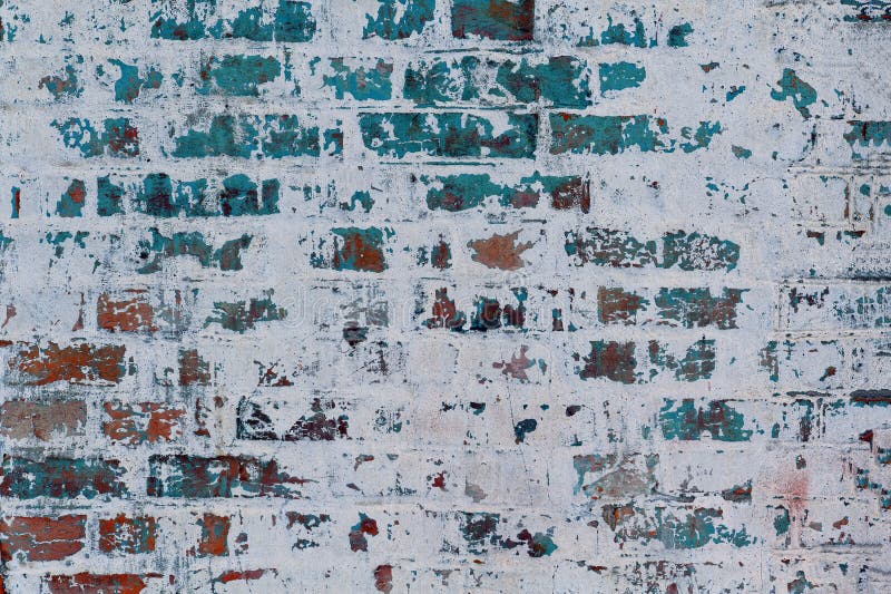 Gray background old plastered brick wall with elements of blue paint stock photography Gray background old plastered brick wall with elements of blue paint stock photography