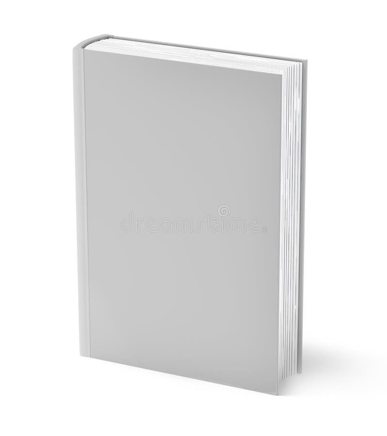 Gray Book Isolated on White . Stock Illustration Illustration of