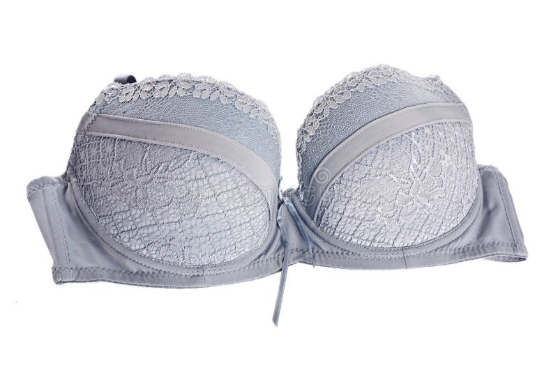 Gray bra stock photo. Image of brassiere, silk, seductive - 24264380